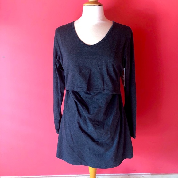 NWT Nurture-Elle Gray Dress - Picture 1 of 9
